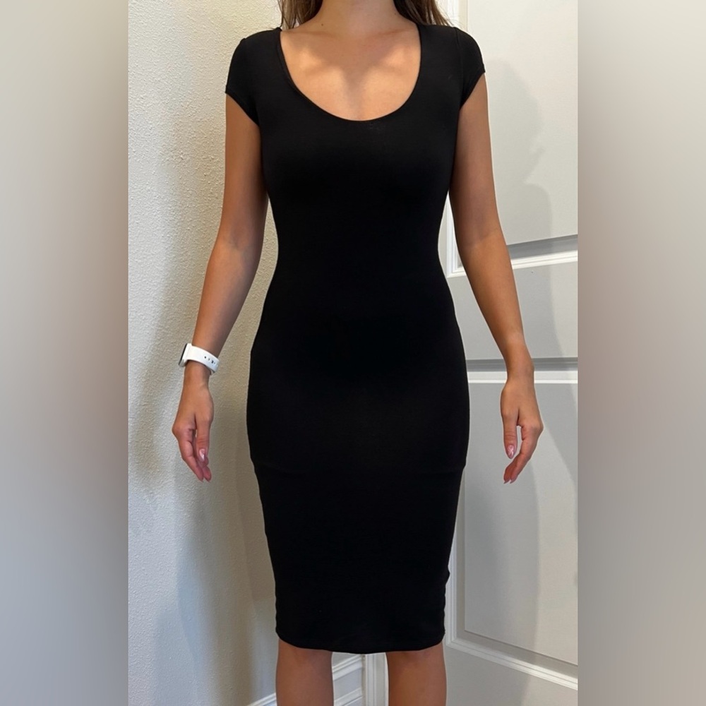 See You Monday Black Maxi Dress